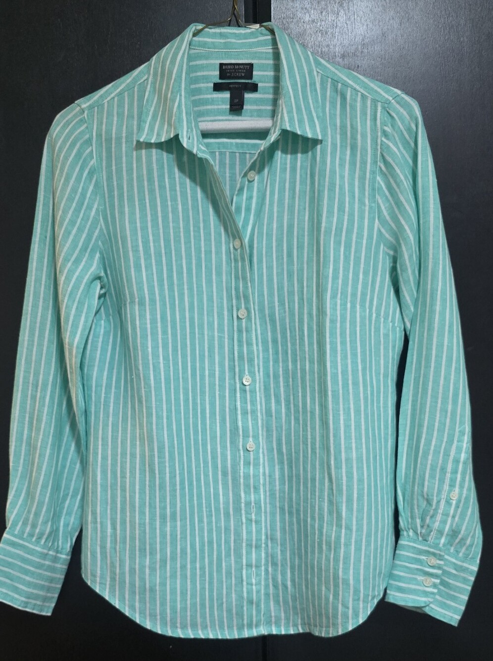 J.Crew Baird McNutt 100% Irish Linen Shirt. Size 2P